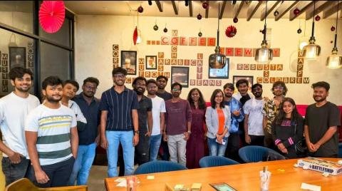 Bengaluru board-games night — group photo 2